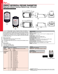 Thumbnail of document Data Sheet - 668B/D Compact Differential Pressure Transmitters